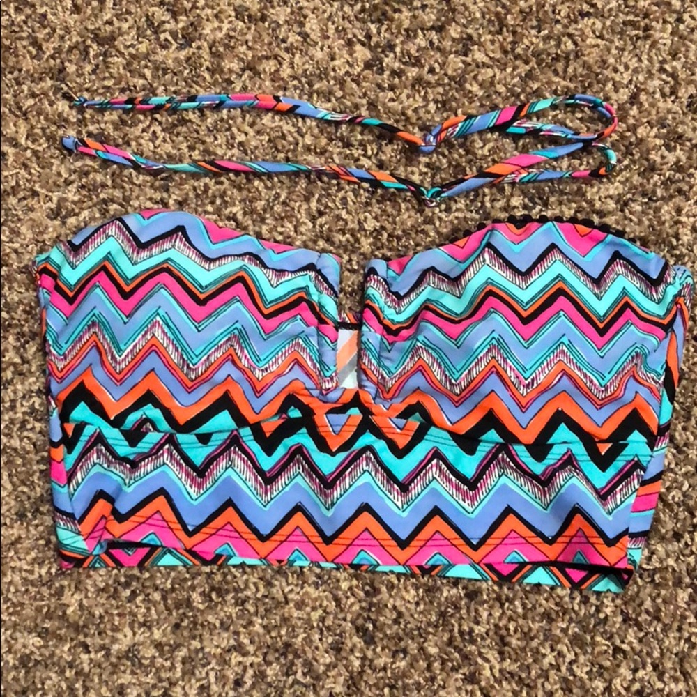 Chevron print bikini